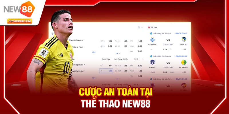 Cược an toàn tại Thể Thao New88